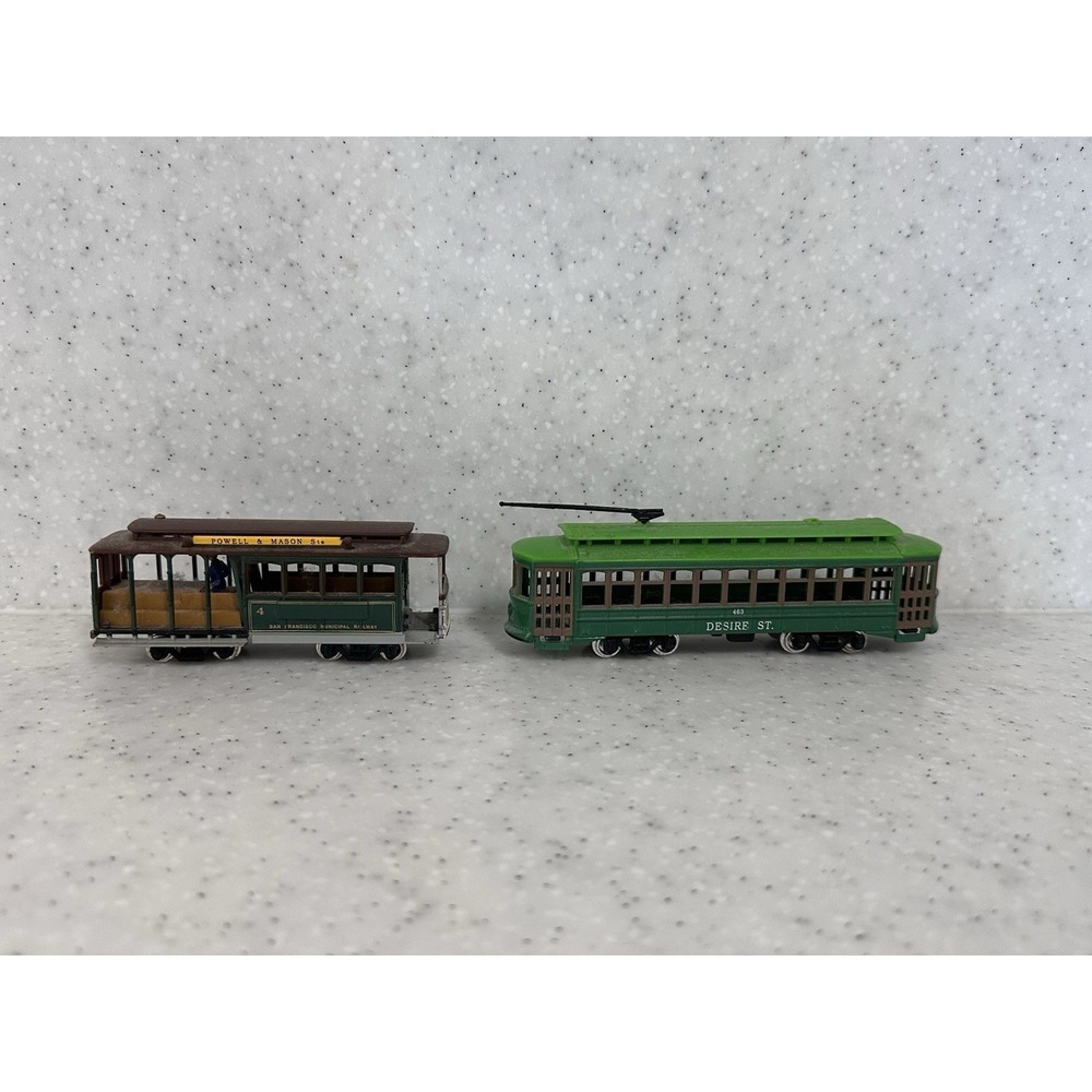 Vintage 2 Classic Streetcars‎ HO Scale Desire St 463 and Powell & Mason Street